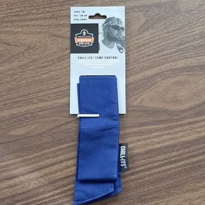 Chill its blue bandana